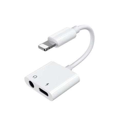 Joyroom Lightning auf 3.5mm Audio- & Ladeadapter – Dual-Port (S-Y104)