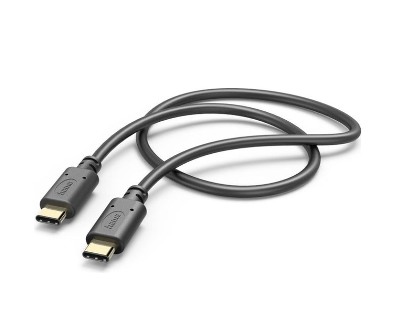 Hama USB-Kabel, USB-C - USB-C, 1,5 m, Schwarz 1,50 m, USB 2.0, Mindestbestellmenge 3