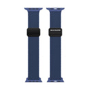 Dux Ducis Mixture Pro Band für Apple Watch Series 45 mm, 44 mm, 42 mm, 49 mm Nylon – Blau