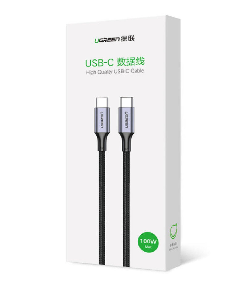 UGREEN USB-C auf USB-C Kabel US316 100W PD 3 m – Schwarz