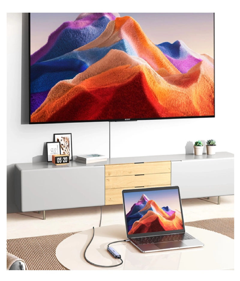 UGREEN USB-C 5-in-1 Hub CM478 Aluminiumlegierung – Silber