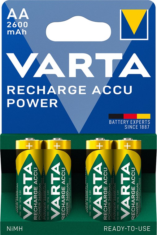 VARTA (Mignon)/HR6 (5716) AA-Batterie – 2600 mAh – (4 Stück)