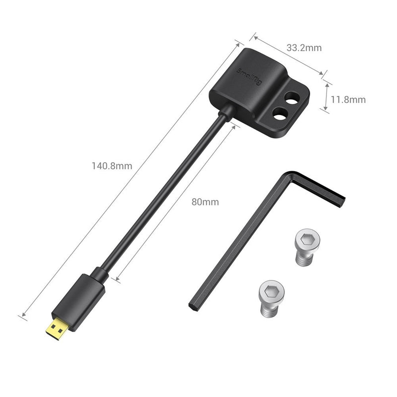 SmallRig Ultra-Slim HDMI-Adapterkabel (D auf A) 4K