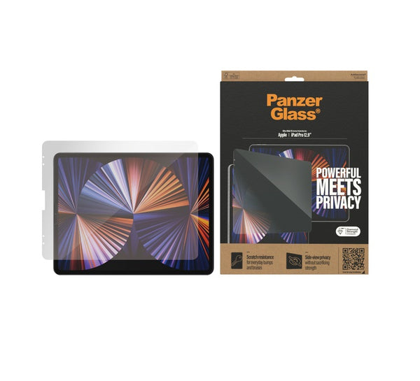 PanzerGlass Privacy Displayschutz (1 Stück) für iPad Pro 12.9 (3. bis 6. Generation)