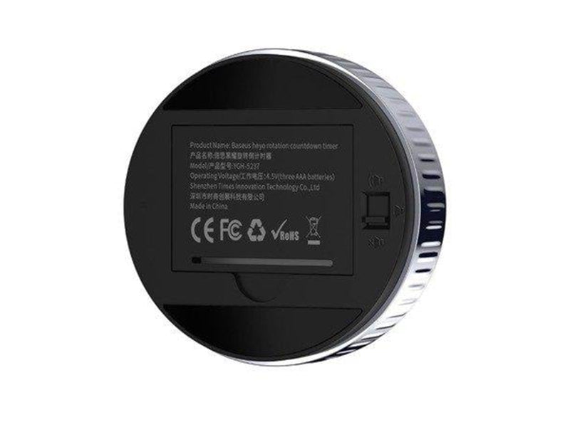 Baseus Heyo Rotierender Countdown-Timer Schwarz (ACDJS-01)