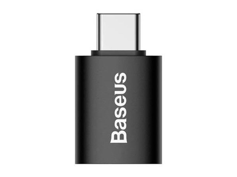 Baseus Ingenuity Serie Mini OTG Adapter Typ-C zu USB-A 3.1 Schwarz (ZJJQ000001)