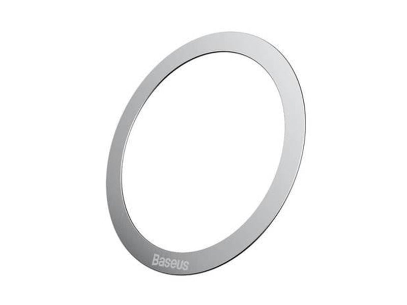 Baseus Halo Serie Magnetischer Metallring (2 Stück) Silber (PCCH000012)