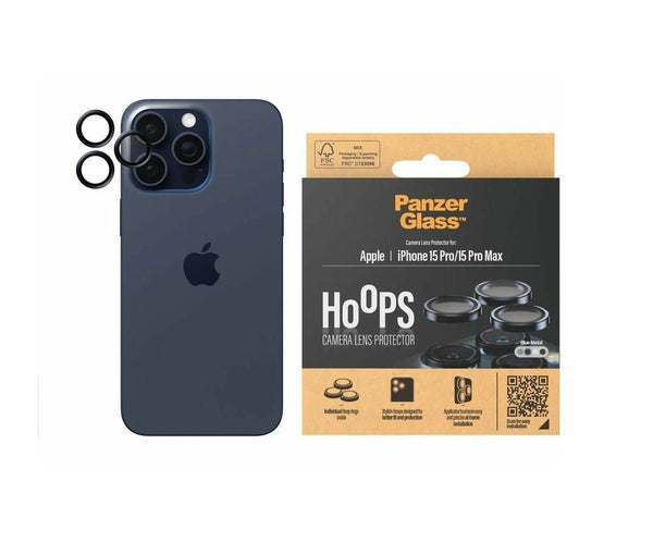 PanzerGlass Hoops Kameraobjektiv-Schutz (1 Stück) für iPhone 15 Pro Max