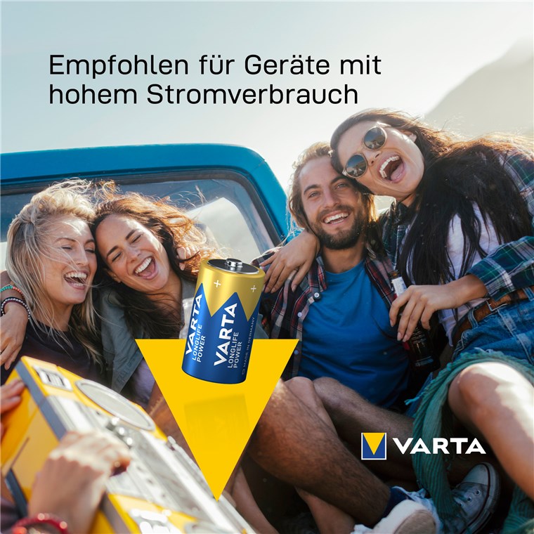 VARTA Longlife Power D - (2 Stück)