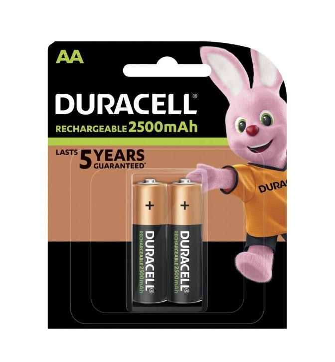 DURACELL Rechargeable HR6 AA 2500mAh – (2 Stk.)