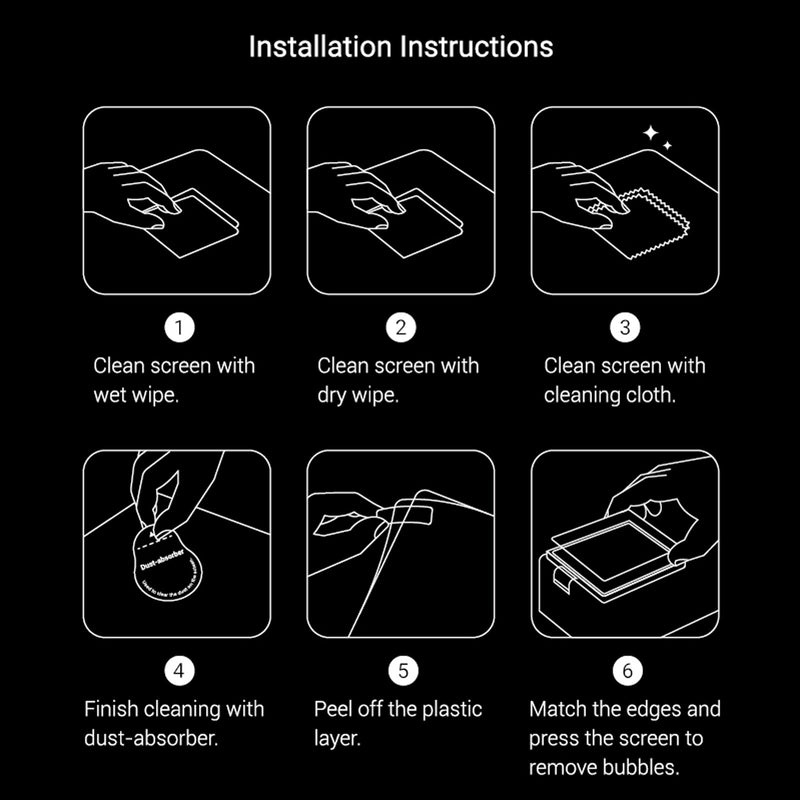 SmallRig Displayschutzfolie für Sony Alpha 7 IV
