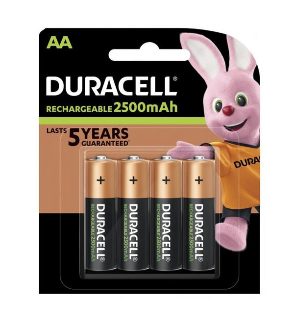 DURACELL Rechargeable HR6 AA 2500mAh – (4 Stk.)