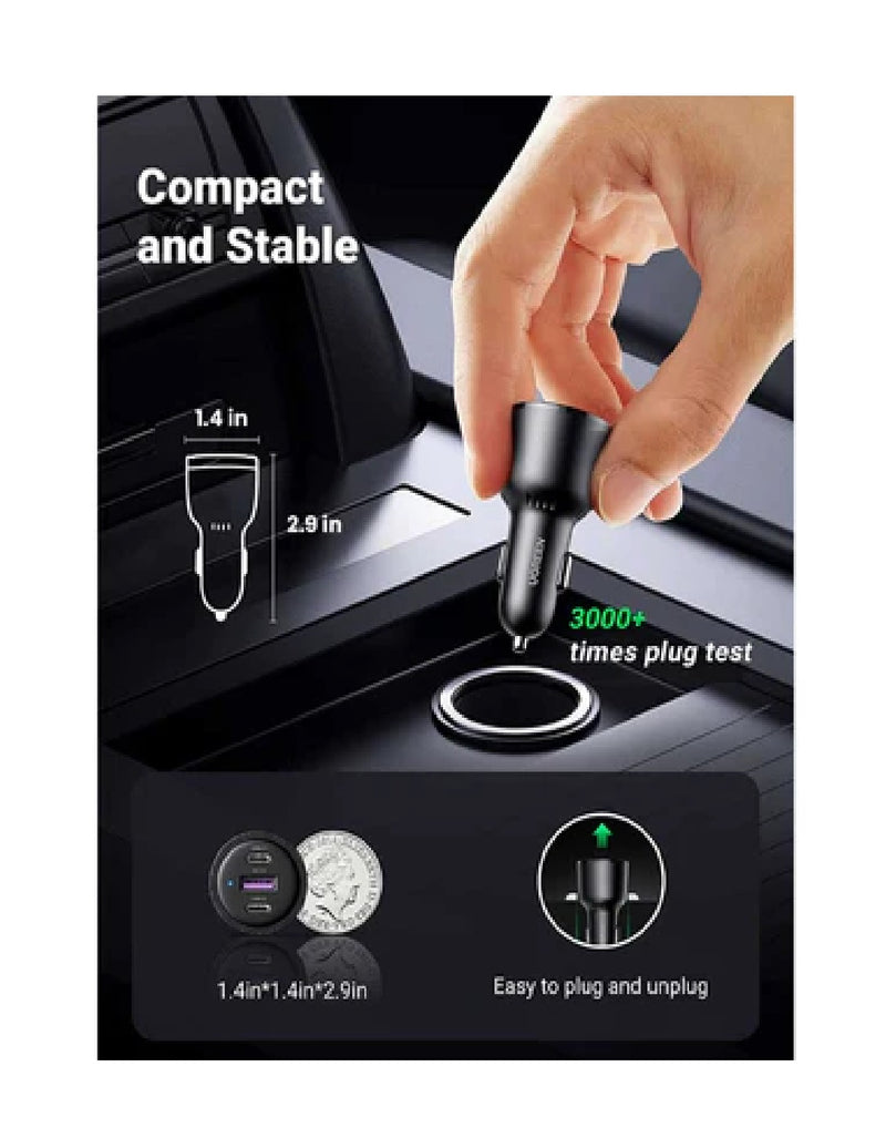 UGREEN USB-C 7-in-1 Hub CD239 mit HDMI & SD – Schwarz