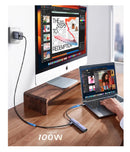 UGREEN USB-C 5-in-1 Hub CM478 Aluminiumlegierung – Silber