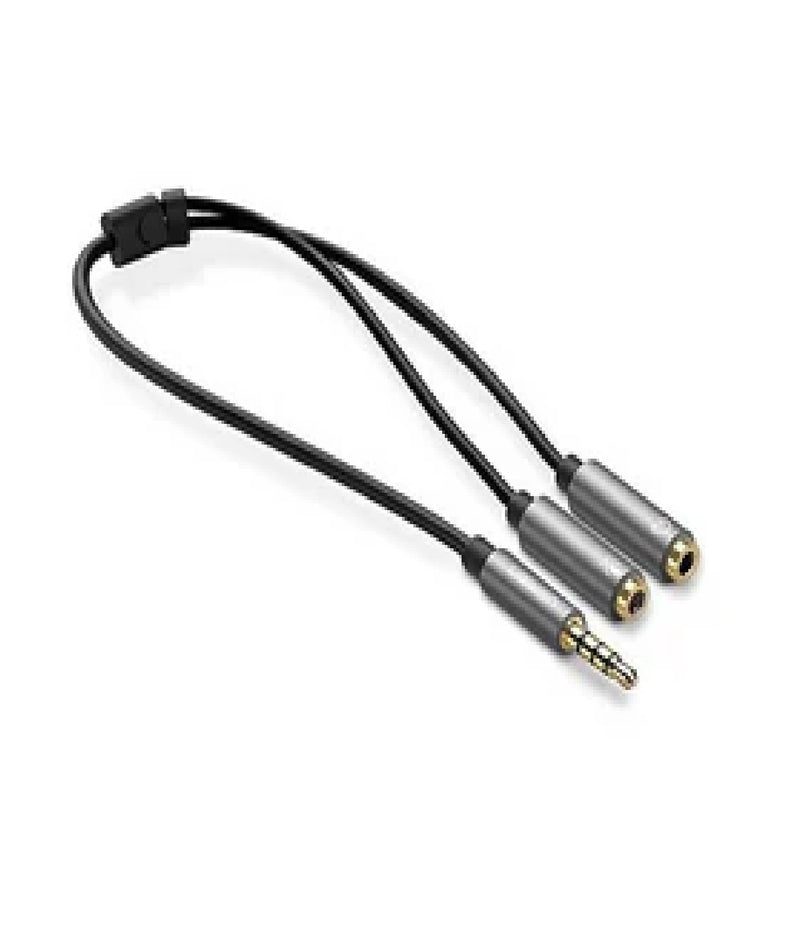 UGREEN 3,5mm Headset Splitter Kabel für Mikrofon & Audio – Schwarz