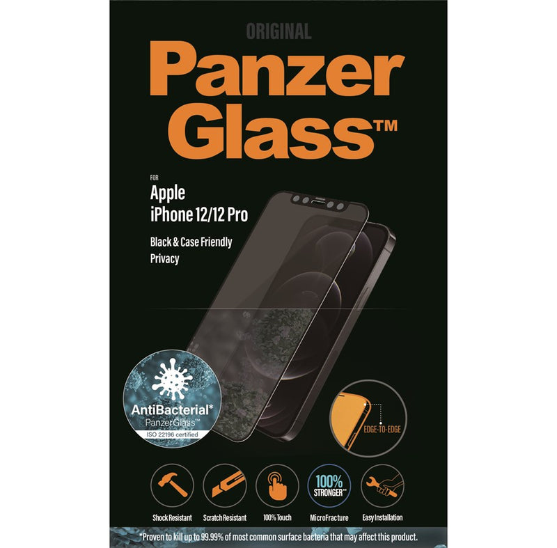 PanzerGlass Case Friendly Privacy 1 Stück, iPhone 12, iPhone 12 Pro