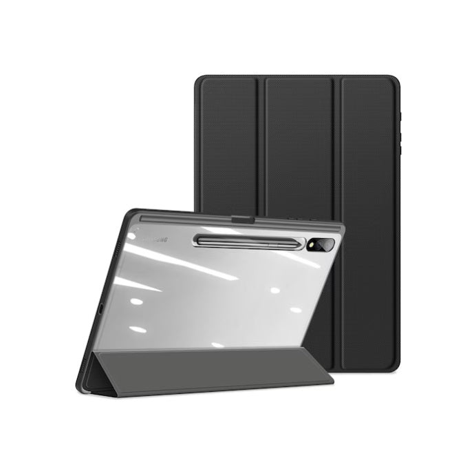 Dux Ducis Toby Series Hülle für Samsung Tab S10 Plus / S9 Plus / S9 FE Plus – Schwarz