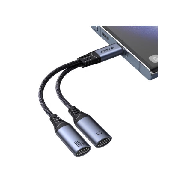 Joyroom 2-in-1 USB-C Audioadapter – Dual USB-C Anschlüsse (SY-C03)