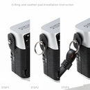 SmallRig Schultergurt aus Leder für Kameras Schwarz 5208