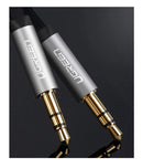 UGREEN 3,5mm Klinke auf Klinke AUX Audiokabel 2 m – Schwarz