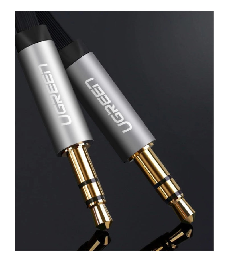 UGREEN 3,5mm Klinke auf Klinke AUX Audiokabel 2 m – Schwarz