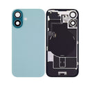 Back Glass + W/Small Component Vormontiert für iPhone 16 (Türkis)