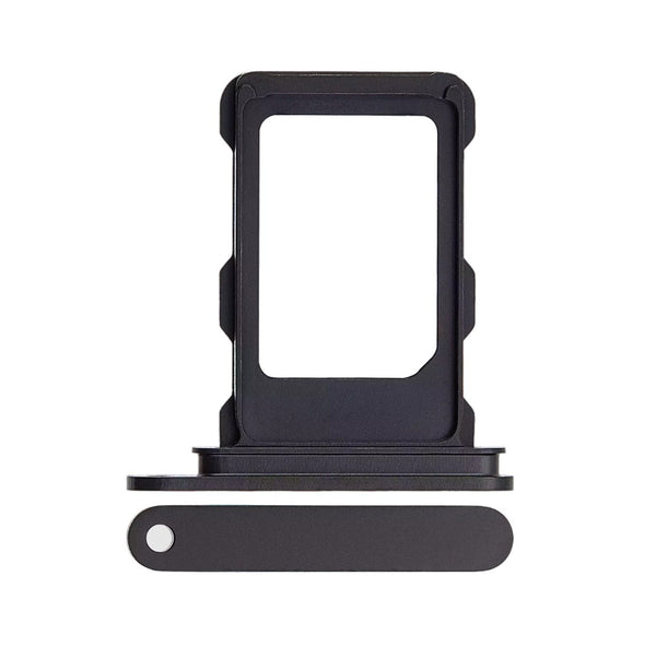 Single Sim Card Tray für iPhone 16 Pro / 16 Pro Max (Schwarz Titan)