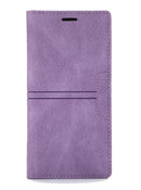 Magnetische Leder Portemmani Klapp Hülle Case für Google Pixel 6 Pro - Lila