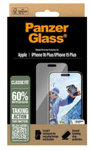 PanzerGlass Classic Fit (1 Stück), Apple iPhone 16 Plus, iPhone 15 Plus