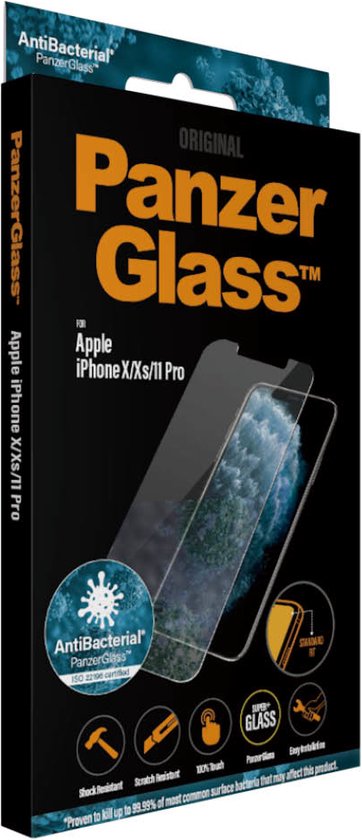 PanzerGlass Standard Fit 1 Stück, iPhone 11 Pro, iPhone XS, iPhone X