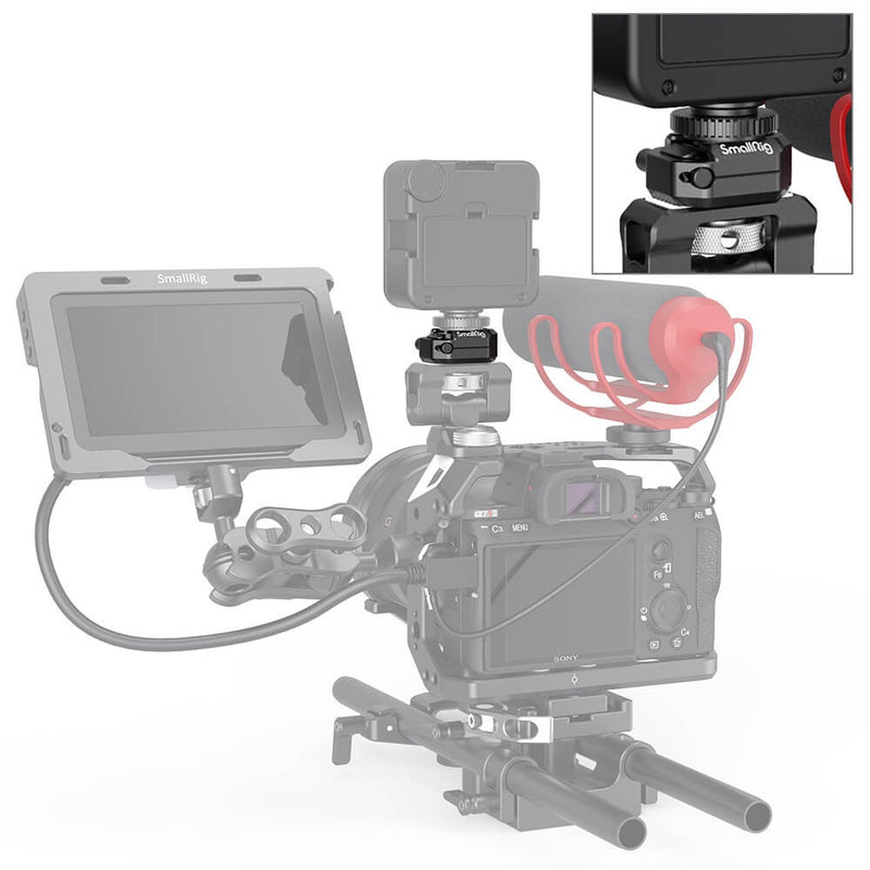 SmallRig Cold Shoe Halterung mit Sicherheitsverschluss