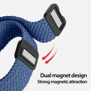 Dux Ducis Mixture Pro Band für Apple Watch Series 45 mm, 44 mm, 42 mm, 49 mm Nylon – Blau
