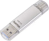 Hama C-Laeta 128 GB, USB-A, USB-C