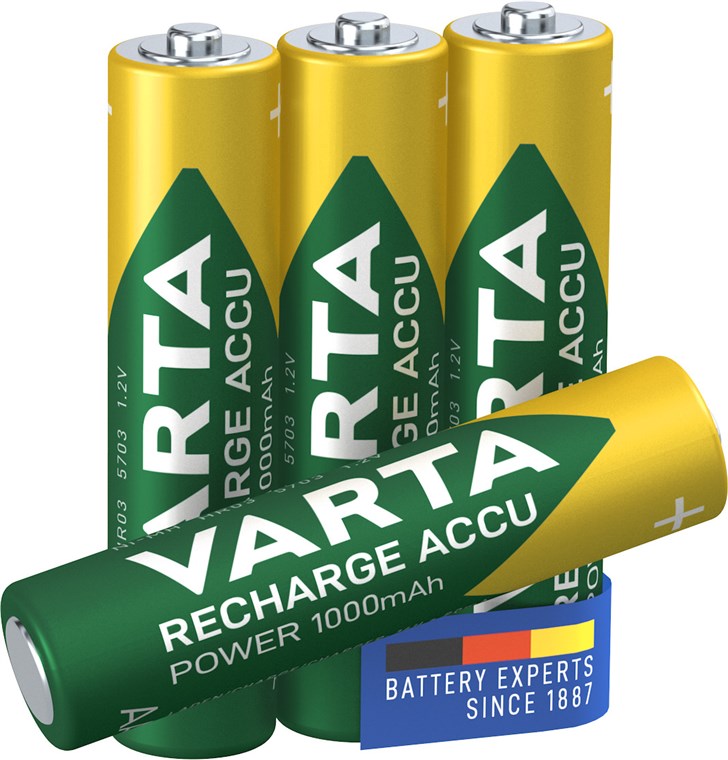 VARTA Accu AAA Power 1000mAh - (4 Stück)