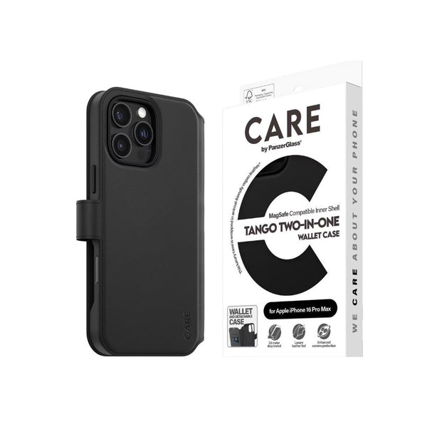 PanzerGlass CARE Tango Zwei-in-Eins Wallet Case für iPhone 16 Pro Max