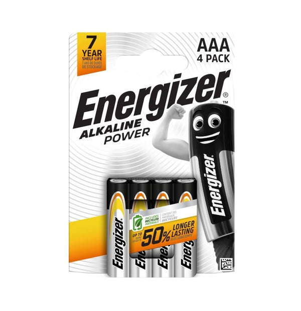 ENERGIZER Alkaline Power LR03 AAA – (4 Stk.)