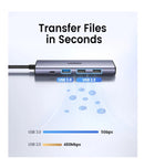 UGREEN USB-C 5-in-1 Hub CM478 Aluminiumlegierung – Silber