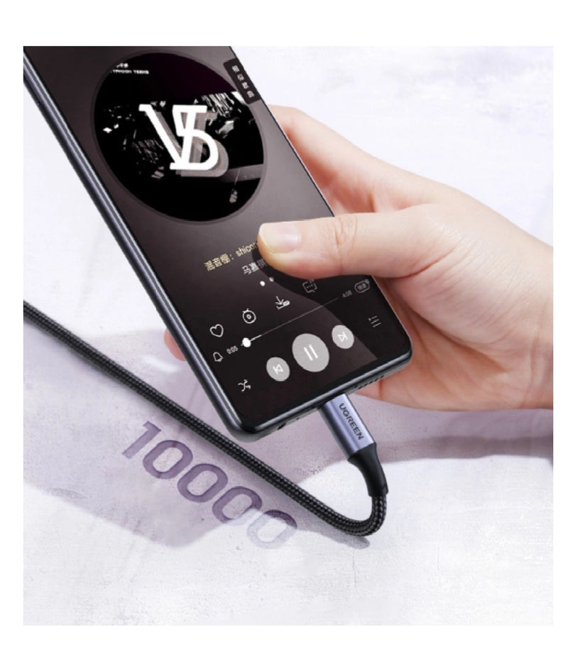 UGREEN USB-C auf USB-C Kabel 100W Schnellladung 1 m – Schwarz