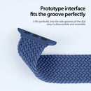 Dux Ducis Mixture Pro Band für Apple Watch Series 45 mm, 44 mm, 42 mm, 49 mm Nylon – Blau