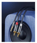 UGREEN 3,5mm auf 2x RCA Audiokabel AV116 3 m – Schwarz
