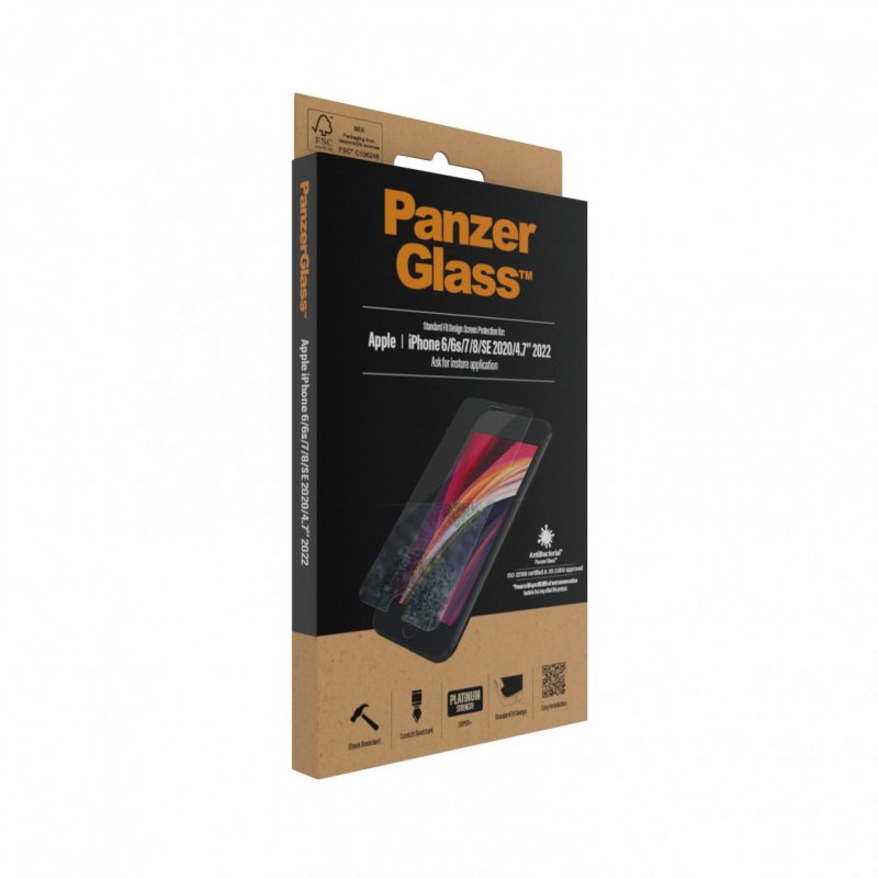 PanzerGlass Standard Fit 1 Stück, iPhone 7, iPhone 8, iPhone 6, iPhone 6s