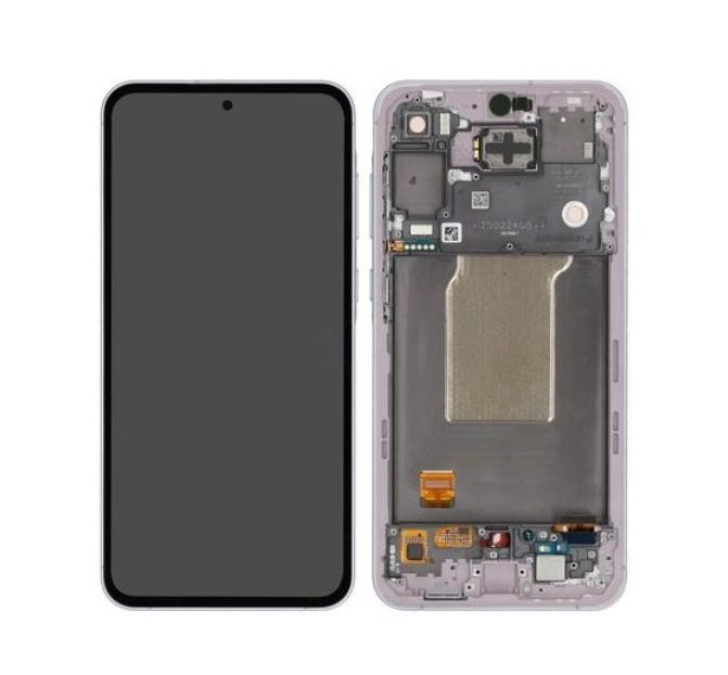 Galaxy A55 5G Flieder OLED-Assembly With Frame – SM-A556 / GH82-34305C (Service Pack)