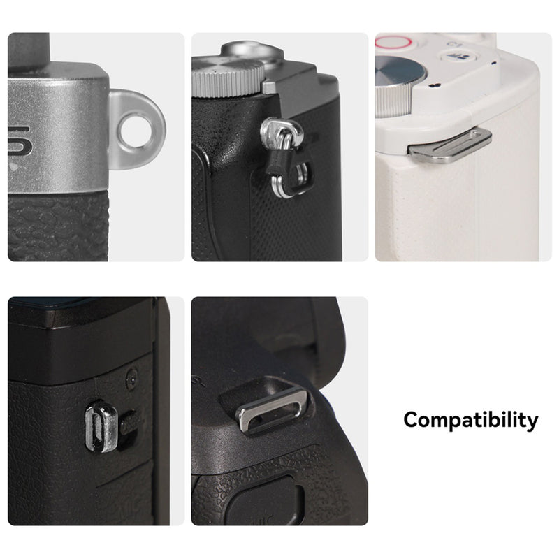 SmallRig Schultergurt aus Leder für Kameras Schwarz 5208