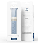 Dux Ducis Mixture Pro Armband für Apple Watch Series 38 mm, 40 mm, 41 mm Nylon – Hellblau