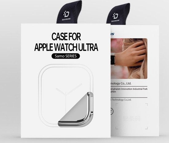 Dux Ducis-Gehäuse (Samo-Serie) für Apple Watch Ultra 1/2 (49 mm) – Silber