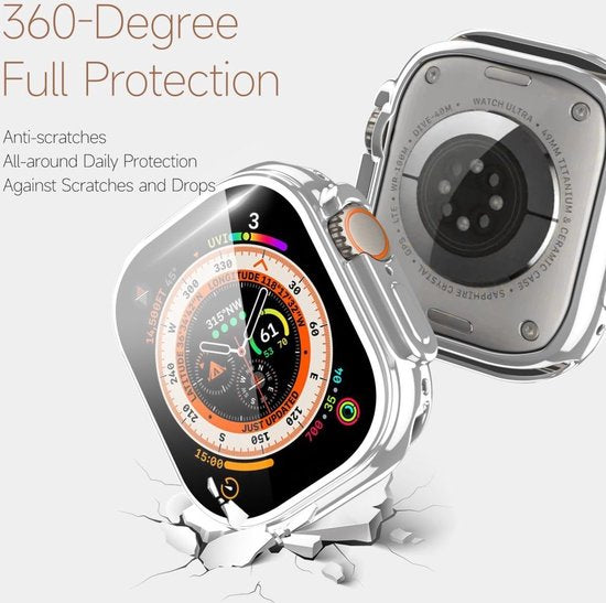 Dux Ducis-Gehäuse (Samo-Serie) für Apple Watch Ultra 1/2 (49 mm) – Silber