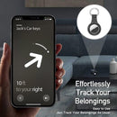 Dux Ducis Hülle (TPU / 4er Pack) Apple AirTag Schwarz+Blau+Grün+Pink