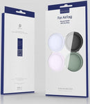 Dux Ducis Hülle (TPU / 4er Pack) Apple AirTag Schwarz+Blau+Grün+Pink