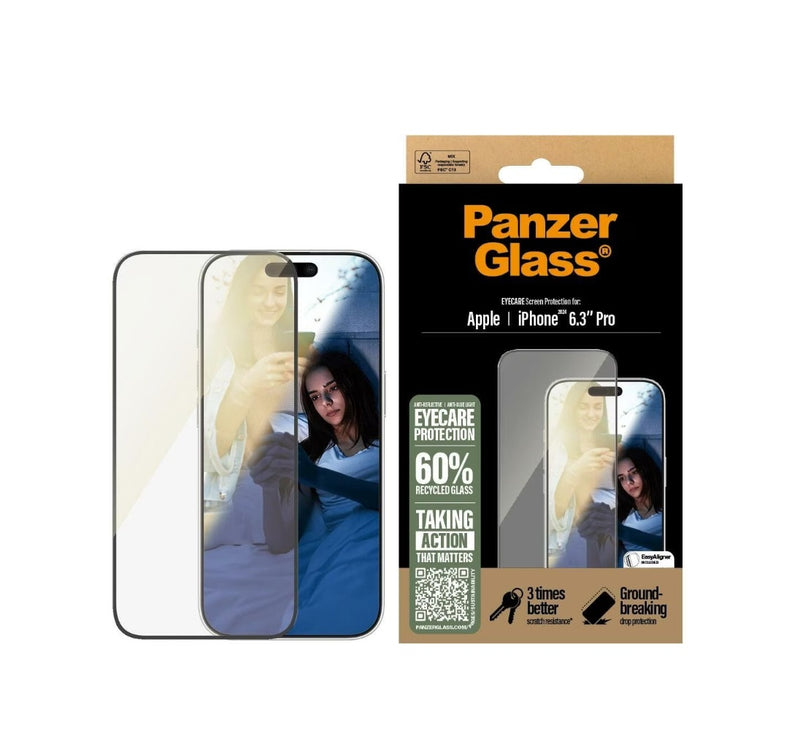 PanzerGlass EyeCare Screen Protector (1 Stück), iPhone 16 Pro
