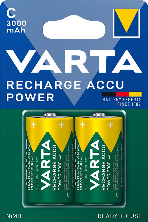 VARTA Recharge ACCU Power C 3000mAh - (2 Stück)